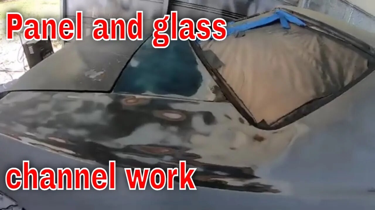 Fixing 1977 Cutlass rear deck rust.