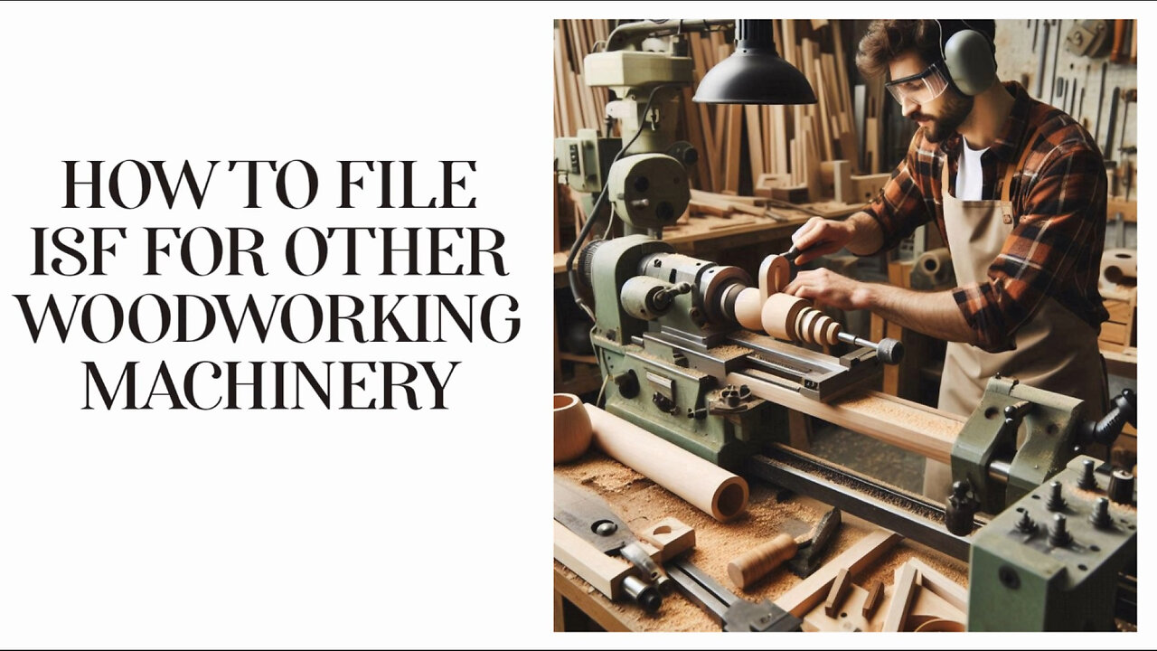 Mastering ISF: Your Essential Guide to Importing Woodworking Machinery!