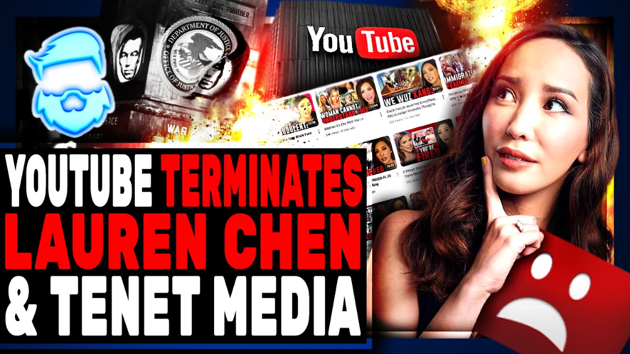 Youtube BANS Lauren Chen & Tenet Media After Mere ALLEGATION! This is OUTRAGOUS & Will Get WORSE!