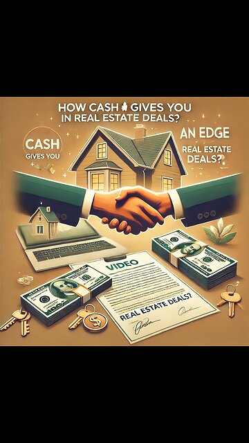 How Cash 💵 Gives You an Edge in Real Estate Deals? 🏡