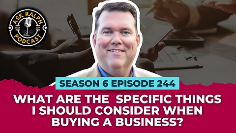 What are the specific things I should consider when buying a business?