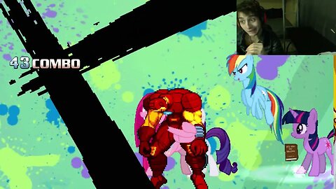 My Little Pony Characters (Twilight Sparkle, Rainbow Dash, And Rarity) VS Iron Man In An Epic Battle