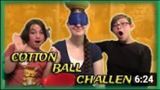 COTTON BALL CHALLENGE w my Sisters!