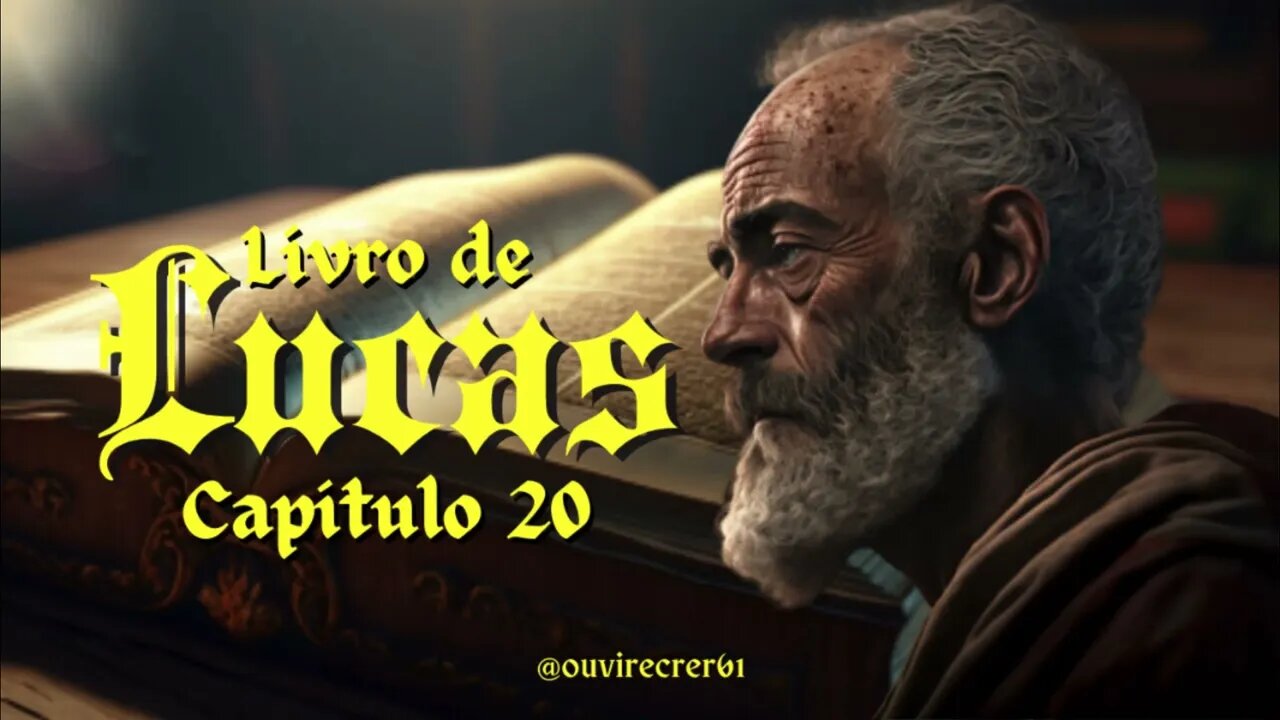 Lucas 20 (Bíblia Sagrada) Com legenda. @ouvirecrer61