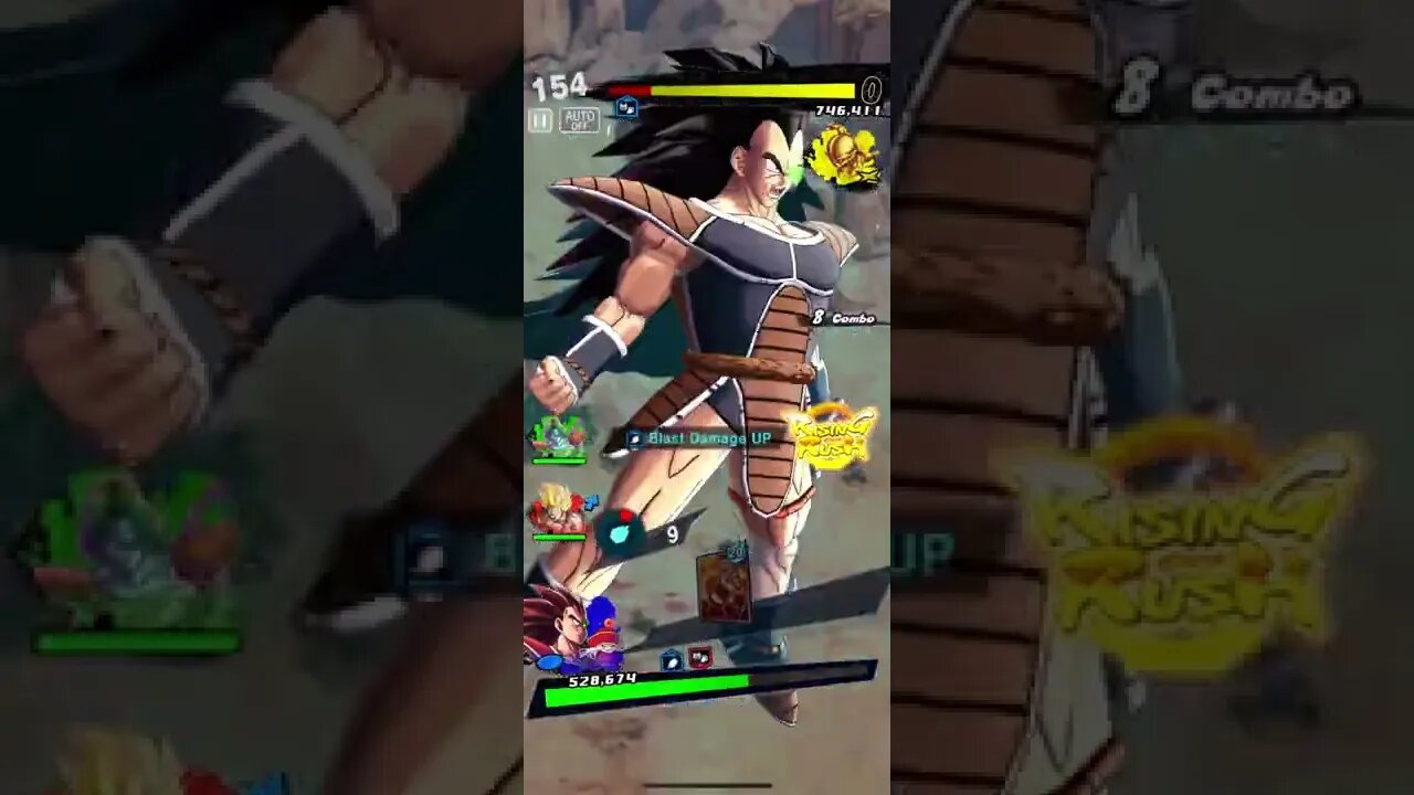 Unlock Ki: Form of Attack Special Skill - Dragon Ball Legends (Hero Raditz DBL01-22H) #shorts