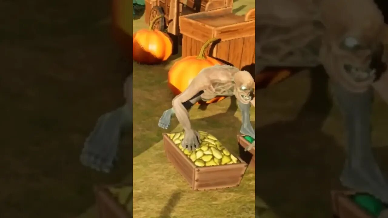 Zombies Take All the Vegetables! #halloween #halloween2022 #fall