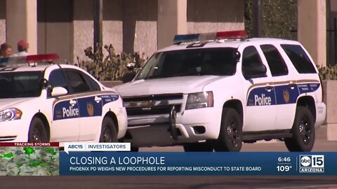 Phoenix Police Department to report more misconduct to board