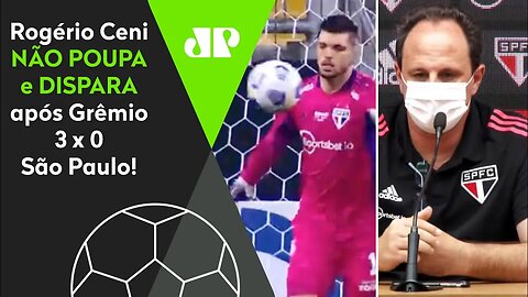 "Hoje nós PASSAMOS VERGONHA!" Rogério Ceni DISPARA após Grêmio 3 x 0 São Paulo!