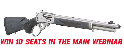 MARLIN MODEL 1895 TRAPPER .45-70 MINI #3 FOR 10 SEATS IN THE MAIN WEBINAR