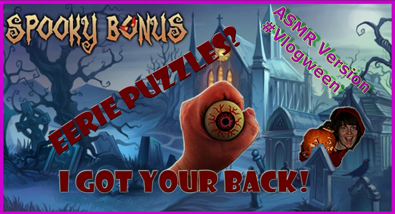 ASMR Spooky Bonus: Let's Play An Eerie Puzzle! - Soft Spoken