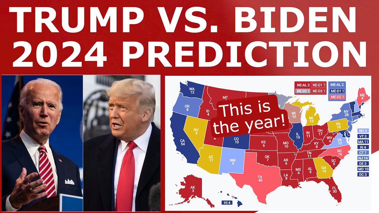 TRUMP vs. BIDEN! - 2024 Presidential Election Prediction (January 2, 2024)