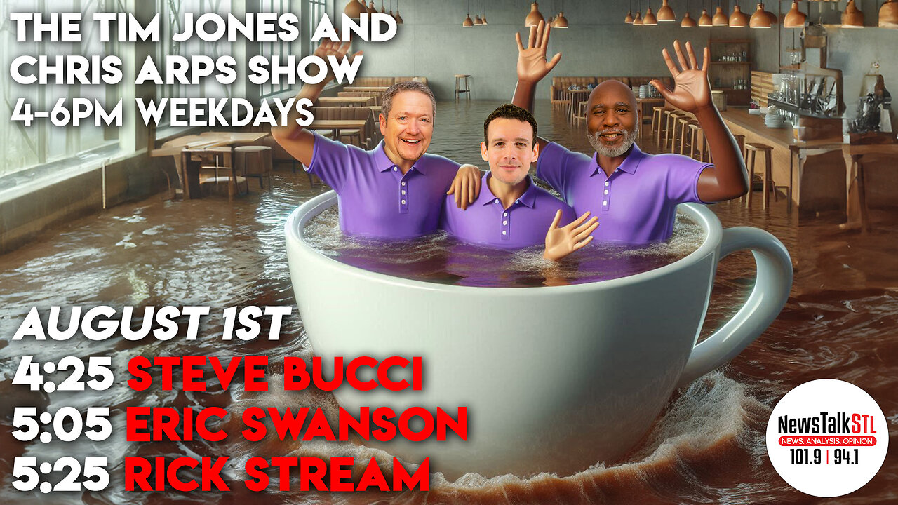 The Tim Jones and Chris Arps Show 08.01.2024 Steve Bucci | Eric Swanson | Rick Stream
