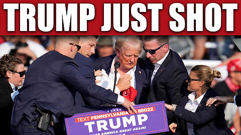 WATCH: TRUMP JUST SHOT (Assassination Attempt - July 13, 2024)