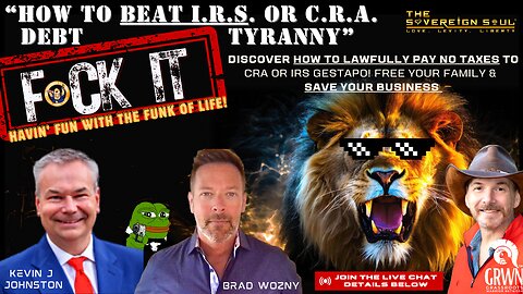 F😂CKIT FRYDAY! How To STOP any [DS] IRS or CRA Debt Tax Tyranny Right NOW!