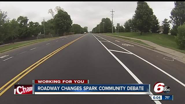 Columbus residents questioning decision to widen and then narrow the same road