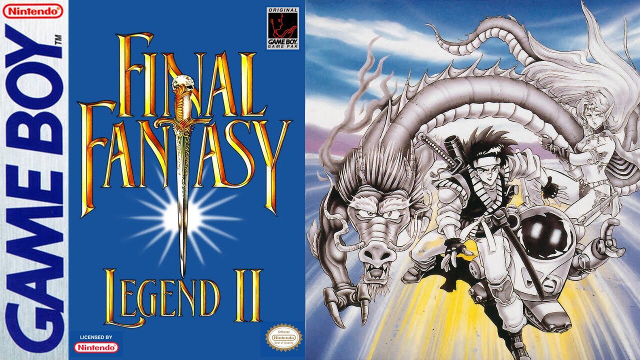 Final Fantasy Legend 2 1991 GAMEBOY LIVE Playthrough - Retro Games Live Gameplay