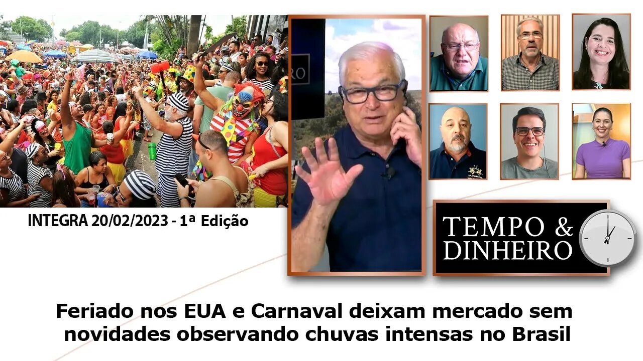 Feriado nos EUA e Carnaval deixam mercado sem novidades observando chuvas intensas no Brasil