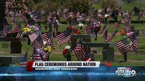 Flag planting to remember and honor those on Memorial Day