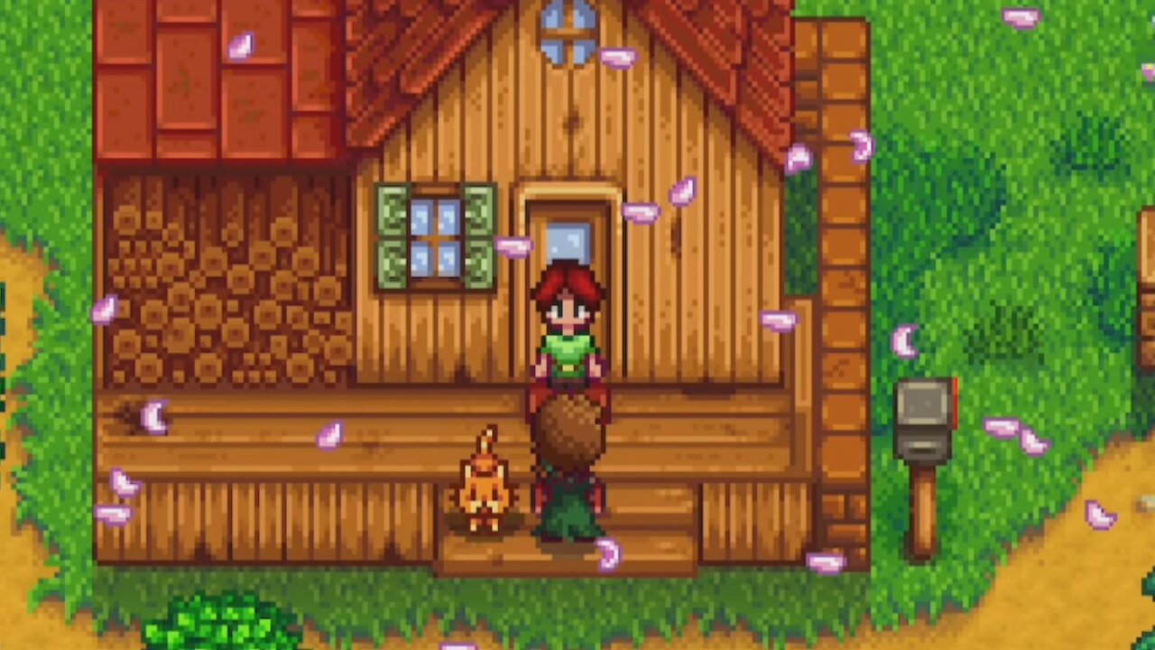 Farm Event Pet - Wind Weather[Cat] | Stardew Valley