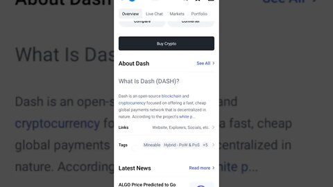 HOW MUCH DASH COIN TO BUY DASH COIN NEWS DASH COIN PRICE PREDICTION #dashcoin #altcoin #cryptonews