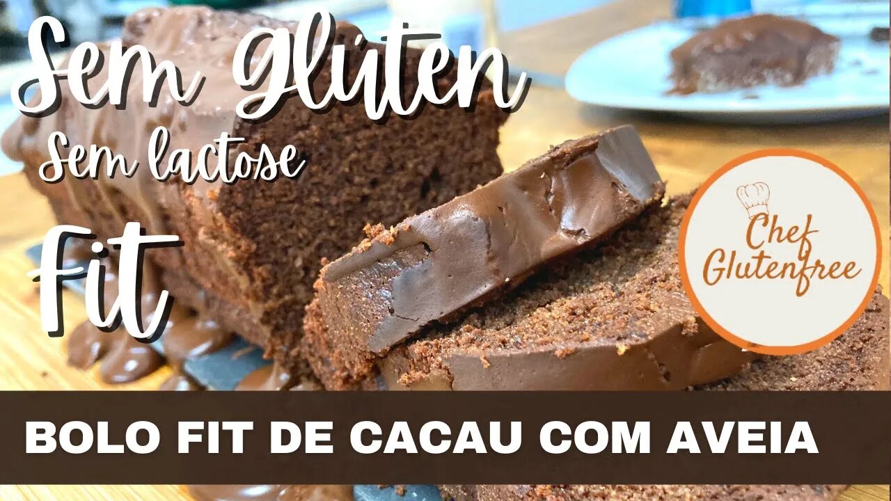 Bolo Fit de Cacau com Aveia - Você vai amar esta receita.