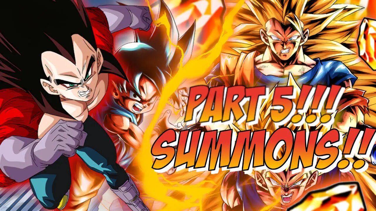 INSANE GT BRO LUCK!?! 8TH ANNIVERSARY SUMMONS PART 5 - DOKKAN BATTLE GLOBAL #F2P #dokkabattle