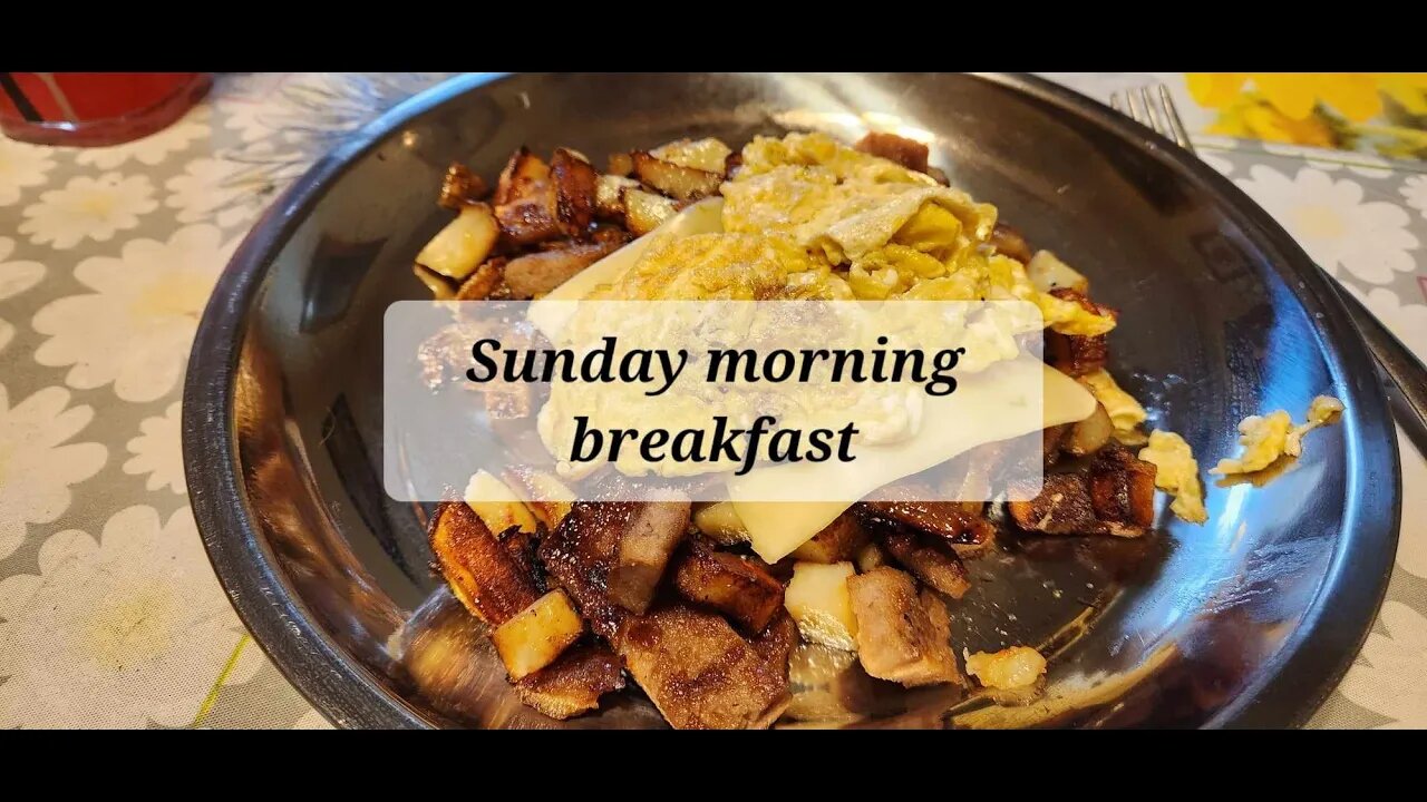 Sunday morning breakfast surprise