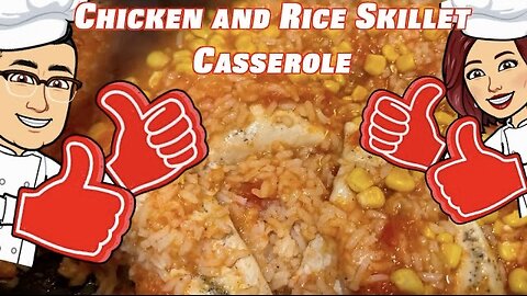 Chicken and Rice Skillet Casserole 1 PAN DINNER in 20 MINUTES