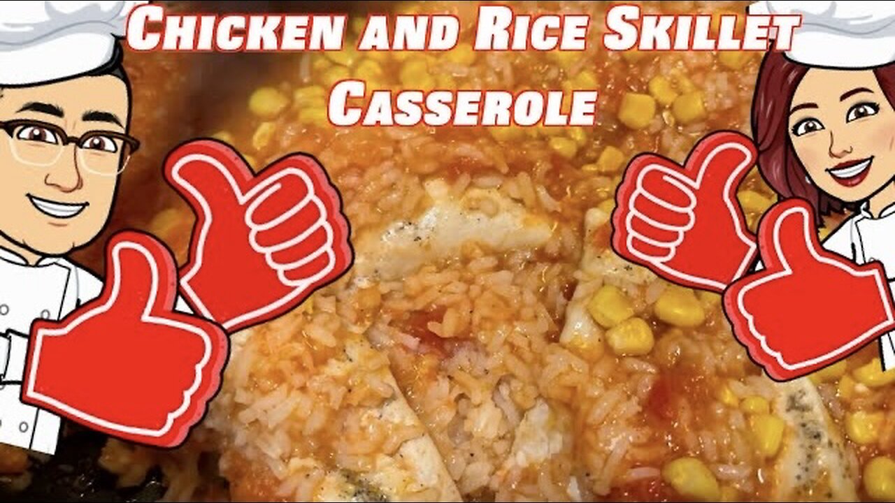 Chicken and Rice Skillet Casserole 1 PAN DINNER in 20 MINUTES