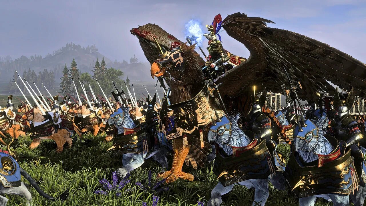Empire Vs Chaos Warriors | Huge Immortal Empires Cinematic Battle | Total War Warhammer 3