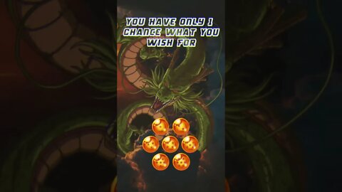 Shenron Here What is Your Wish #anime #shorts #dragonball