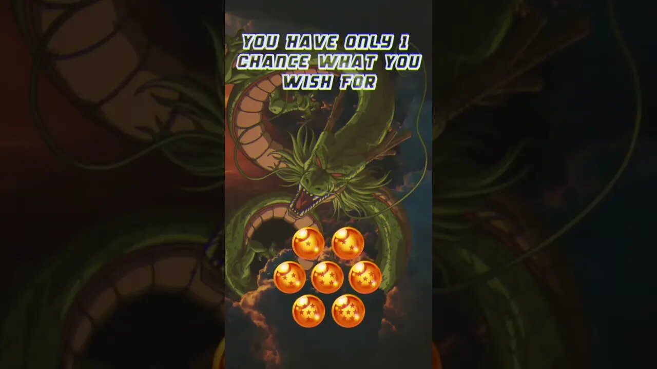 Shenron Here What is Your Wish #anime #shorts #dragonball