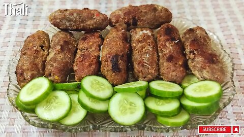 Creamy Cheese Stuffed Beef Kababs Recipe By Thali | Kabab Recipe #thali #cooking