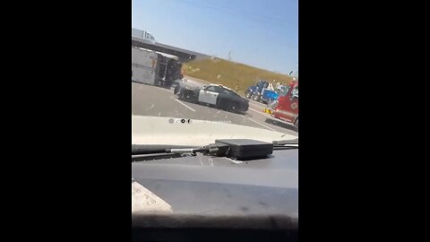 Tractor Trailer Rollover On Highway 401