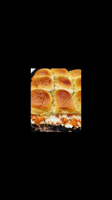 Buff chik sliders | @cookingwithcastiron on IG 🐔💲 #shorts