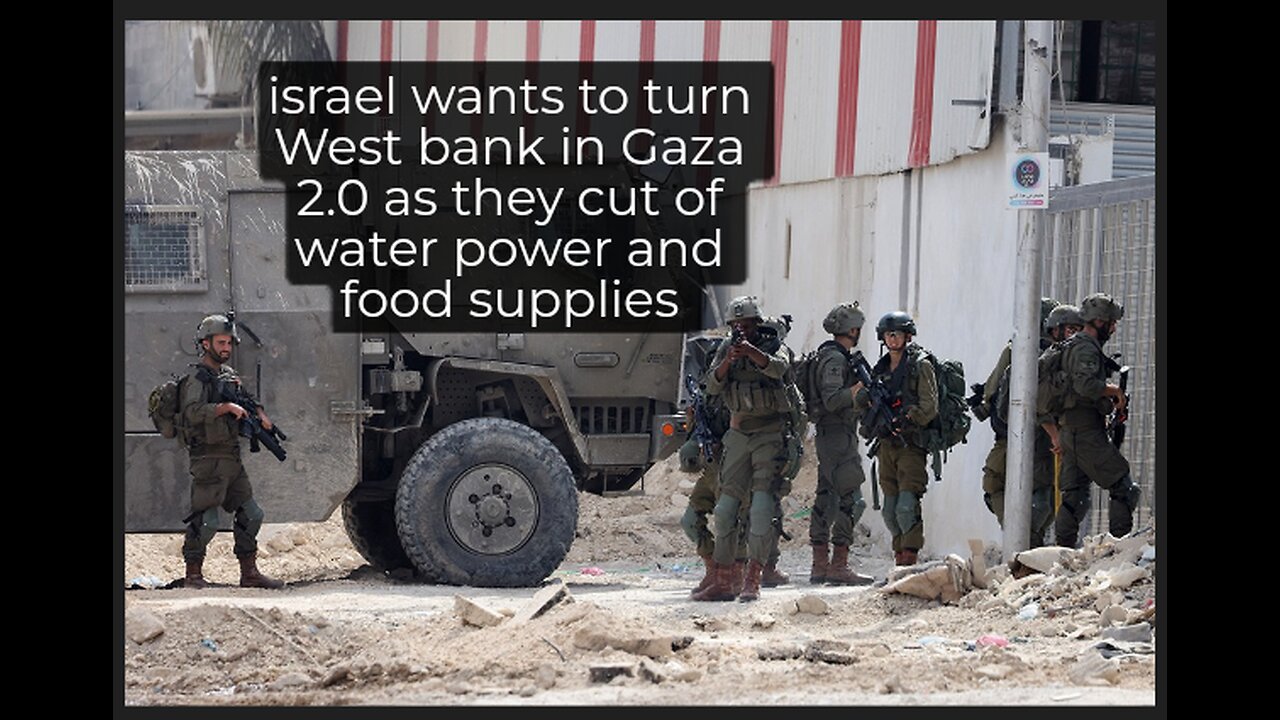 Israel wants to make West bank into new Gaza as Israel continues to kill innocent Palestinian