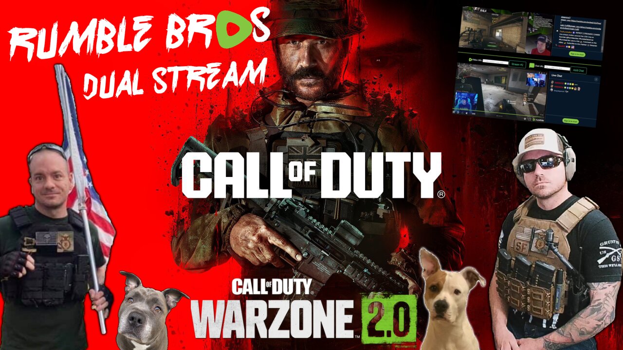 📺Rumble Bros | Bring the Hype to Warzone™ 2.0 | DUAL STREAM LINK
