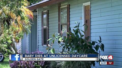 Baby death reported at unlicensed day care