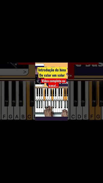 De valor em valor - introdução no teclado