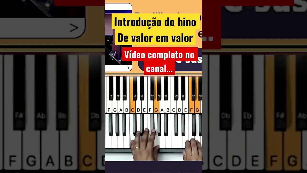 De valor em valor - introdução no teclado