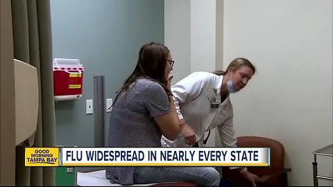 46 states reporting widespread flu outbreaks