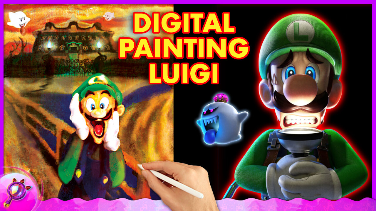 How To Draw Luigi - Super Mario Bros. Fanart