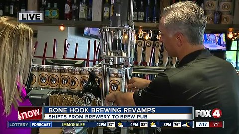 Bone Hook Brewery makes shift to brewpub