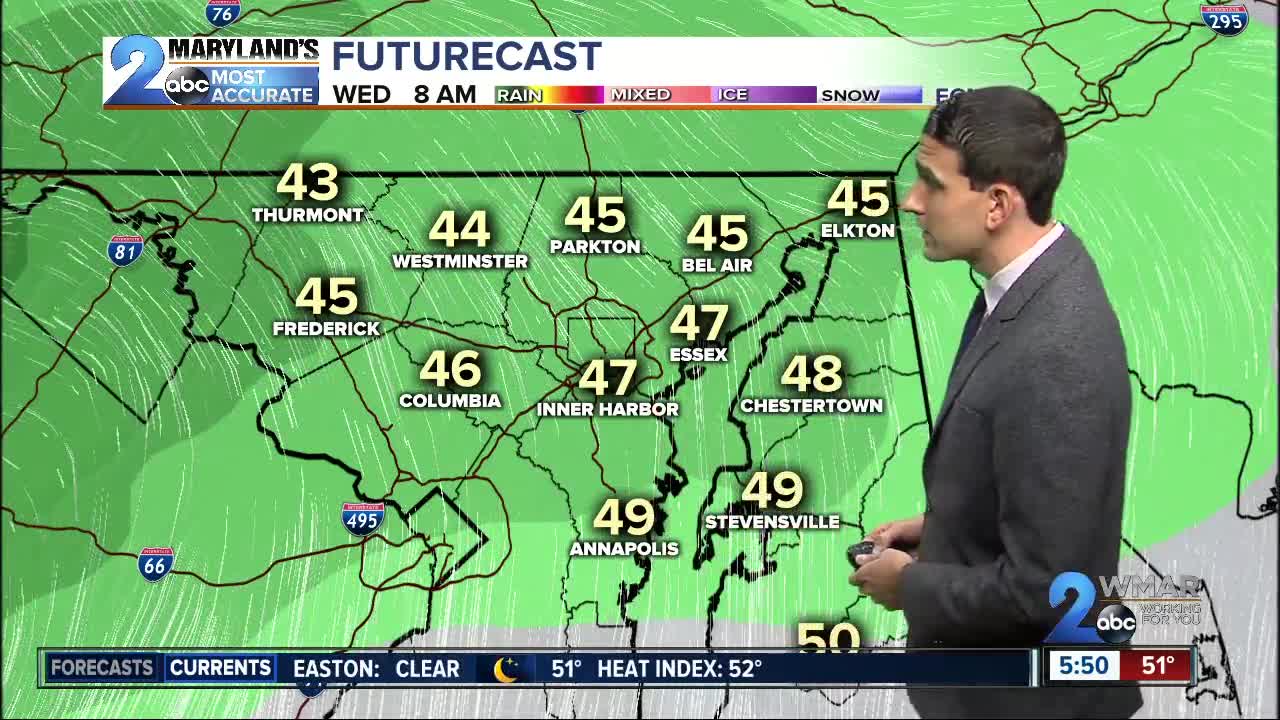 Rain To Whipping Winds Wednesday