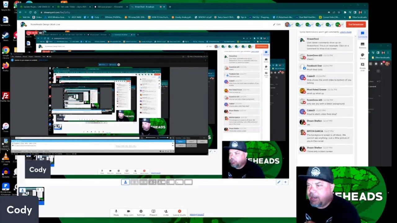 NukeHeads Design Work Live
