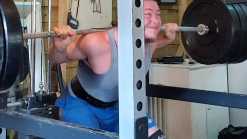 167.5 KGS x 5 SQUAT! GRINDIEST SET OF MY LIFE!
