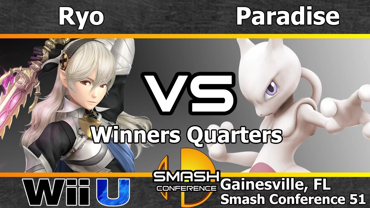 MVG|Ryo (Corrin) vs. Paradise (Mewtwo) - Winners Quarters - SC51