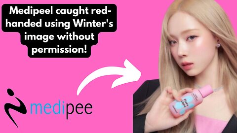 Did Medipeel steal aespa Winter's image? Shocking truth revealed
