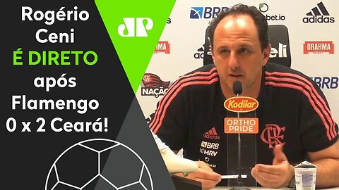 "A CULPA talvez seja..." Rogério Ceni É DIRETO após Flamengo 0 x 2 Ceará!