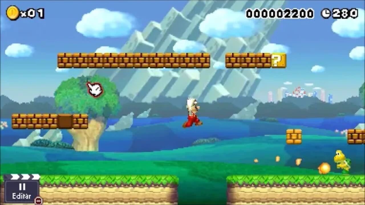 mario maker fan game pc recreacion M1-1